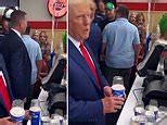 trump at dairy queen|Trump asks what the hell is a Blizzard at Dairy Queen in Iowa